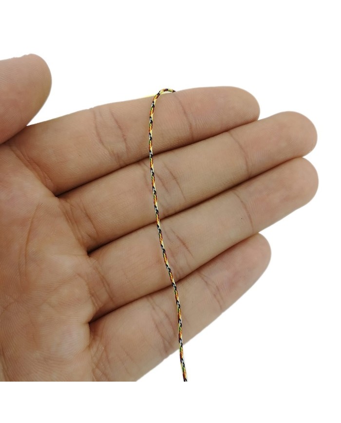 Paraşüt İpi 0.8 mm Etnik Desen Karışık -25 MT