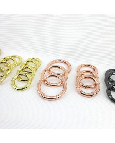 Yuvarlak Kapama Aparatı - 2cm - Gold 1 Çift