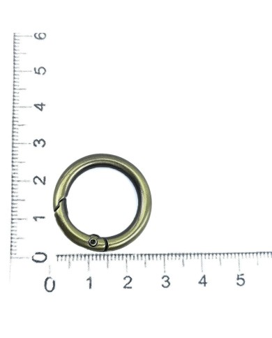 Yuvarlak Kapama Aparatı - Gümüş -2.5cm 1 Çift