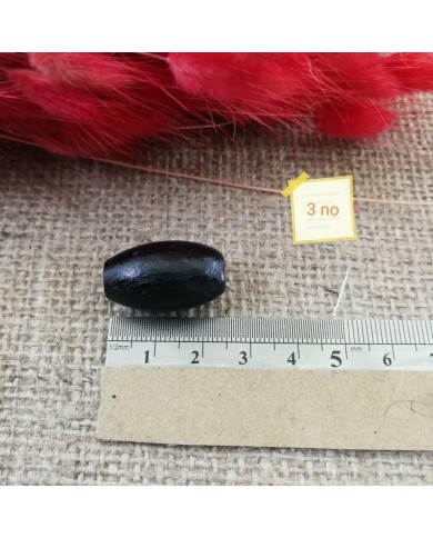 3no - Ahşap Boncuk - 1 Kg - Taba