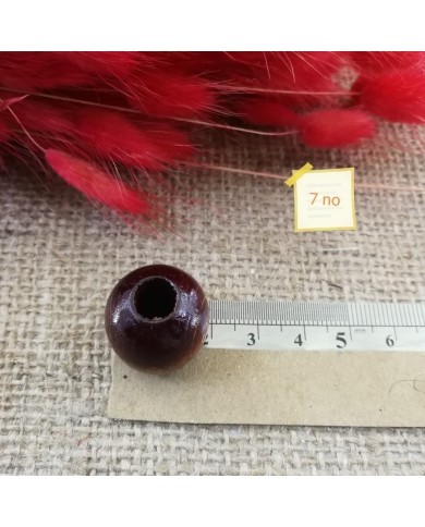 Ahşap Boncuk - 1 Kg -No:7 - Bej