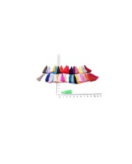 100 ADET - MİNİ BOY PÜSKÜL - 3CM - KOYU PEMBE