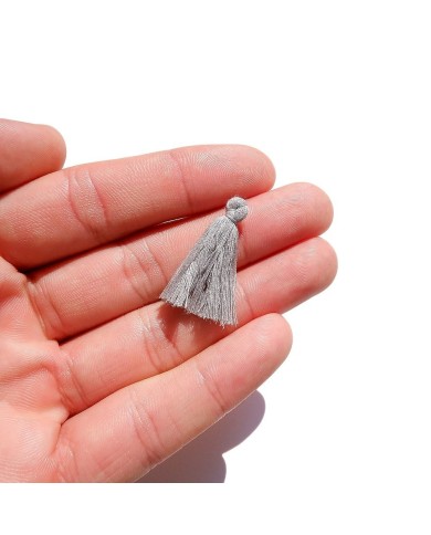 100 ADET - MİNİ BOY PÜSKÜL - 3CM - GRİ