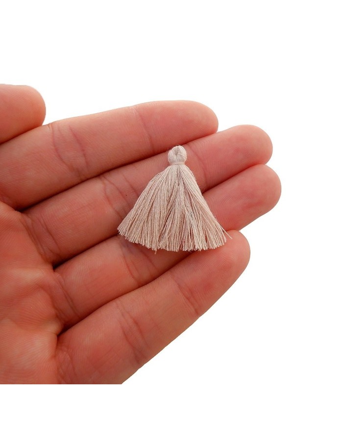 100 ADET - MİNİ BOY PÜSKÜLÜ - 3CM - AÇIK BEJ