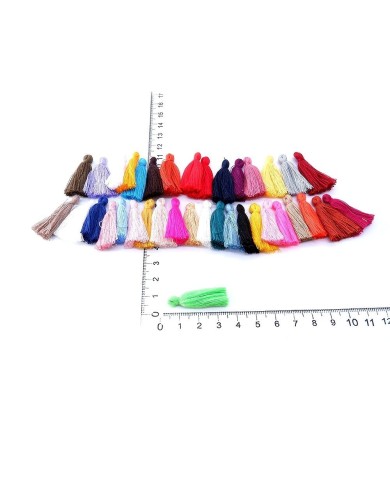 100 ADET - MİNİ BOY PÜSKÜL - 3CM - Turuncu