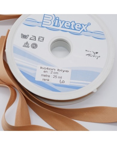 Biyetex Koton Biye - 010 No 2 Cm - 5 Metre Biyetex Koton Biye - 010 No 2 Cm - 5 Metre