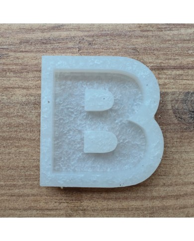 Tekli Harf Epoksi Reçine Kalıbı - Ç