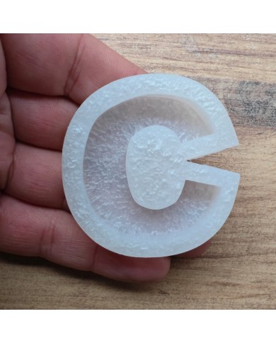 Tekli Harf Epoksi Reçine Kalıbı - Ç