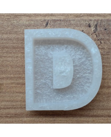 Tekli Harf Epoksi Reçine Kalıbı - F