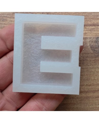 Tekli Harf Epoksi Reçine Kalıbı - F