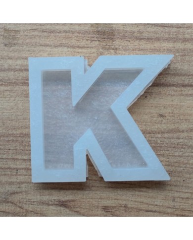 Tekli Harf Epoksi Reçine Kalıbı - L