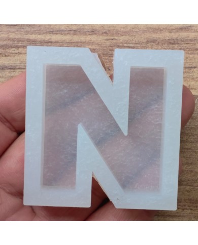 Tekli Harf Epoksi Reçine Kalıbı - N
