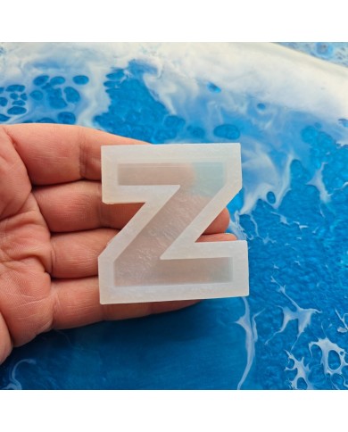 Tekli Harf Epoksi Reçine Kalıbı - Z