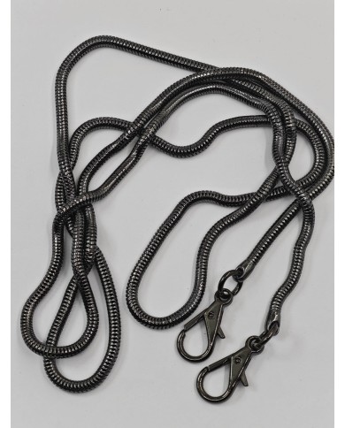 Solucan Model Çanta Zinciri - Model:R12 - Antrasit