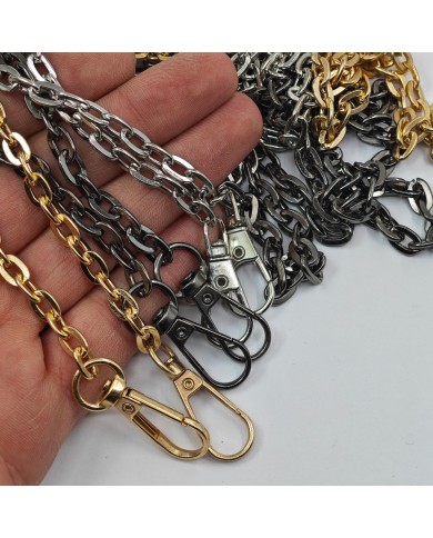 Lv Model Ucu Kancalı Çanta Zinciri - Model:R3LV - Füme