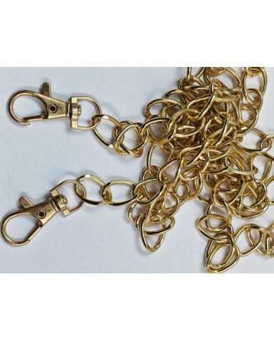 Örme Model Ucu Kancalı Çanta Zinciri - Model:R4 - Gold