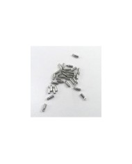 Huni Boncuk Kapak - Boncuk Şapkası - 6 mm - Gümüş - 10 Adet