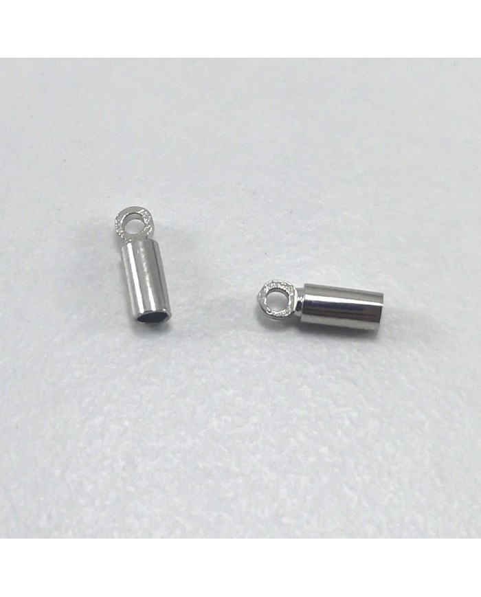 Huni Boncuk Kapak - Boncuk Şapkası - 6 mm - Gümüş - 10 Adet
