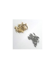 Huni Boncuk Kapak - Boncuk Şapkası - 6 mm - Gümüş - 25 Adet