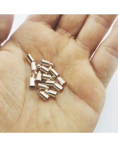 Huni Boncuk Kapak - Boncuk Şapkası - 9 mm - Rose- 50 Adet