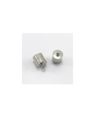 Huni Boncuk Kapak - Boncuk Şapkası - 11 mm - Gümüş - 25 Adet