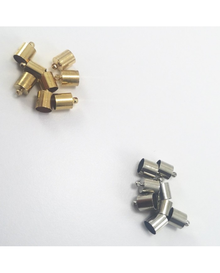 Huni Boncuk Kapak - Boncuk Şapkası - 11 mm - Gümüş - 50 Adet