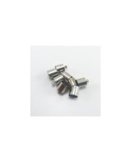 Huni Boncuk Kapak - Boncuk Şapkası - 11 mm - Gümüş - 50 Adet