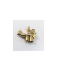 Huni Boncuk Kapak - Boncuk Şapkası - 11 mm - Gold - 25 Adet