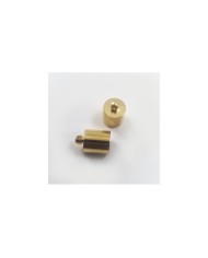 Huni Boncuk Kapak - Boncuk Şapkası - 11 mm - Gold - 10 Adet