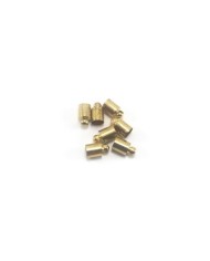 Huni Boncuk Kapak - Boncuk Şapkası - 9 mm - Gold - 50 Adet