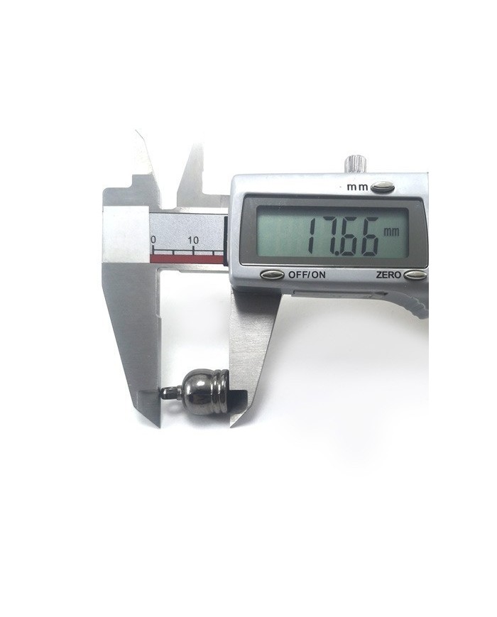 17 mm Huni Boncuk Kapak - Boncuk Şapkası - Füme - 25 Adet