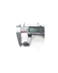 17 mm Huni Boncuk Kapak - Boncuk Şapkası - Füme - 25 Adet