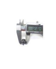 17 mm Huni Boncuk Kapak - Boncuk Şapkası - Füme - 50 Adet