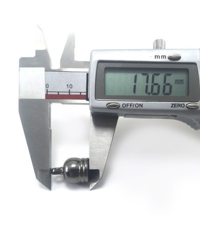 17 mm Huni Boncuk Kapak - Boncuk Şapkası - Gümüş- 10 Adet