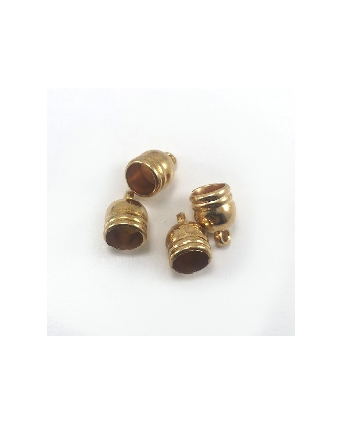 14 mm Huni Boncuk Kapak - Boncuk Şapkası - Rose - 25 Adet