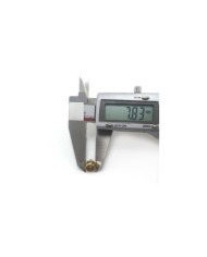 10mm Huni Boncuk Kapak - Boncuk Şapkası - Gümüş - 25 Adet