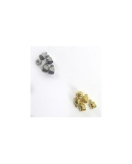 10mm Huni Boncuk Kapak - Boncuk Şapkası - Gold - 25 Adet