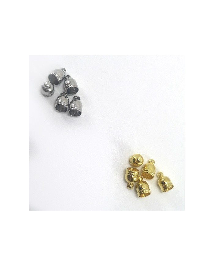 10mm Huni Boncuk Kapak - Boncuk Şapkası - Gold - 50 Adet