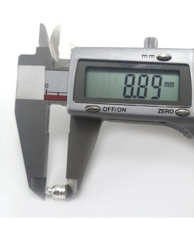 9mm Huni Boncuk Kapak - Boncuk Şapkası - Gümüş - 50 Adet