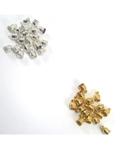 9mm Huni Boncuk Kapak - Boncuk Şapkası - Gold - 50 Adet