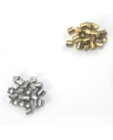 7 mm Huni Boncuk Kapak - Boncuk Şapkası - Gold - 50 Adet
