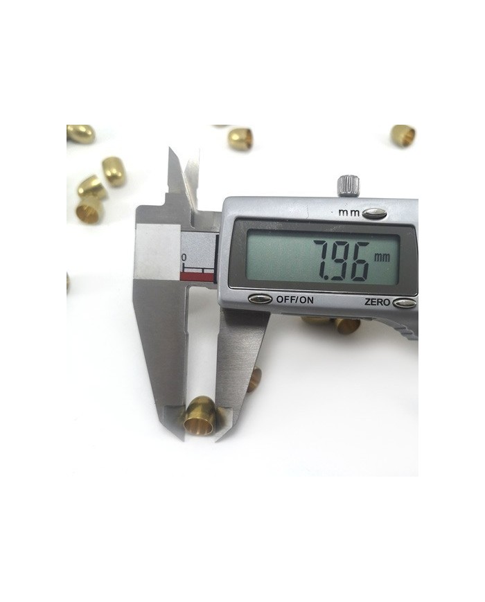 9mm Huni Boncuk Kapak - Boncuk Şapkası - Gold - 25 Adet