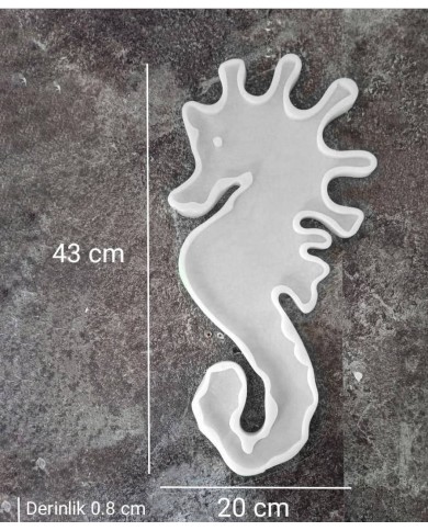 5 Adet - Deniz Atı - Epoksi Reçine - Beton Silikon Kalıbı SN35 - Kod: 5 Adet - Deniz Atı - Epoksi Reçine - Beton Silikon Kalıbı SN35 - Kod: