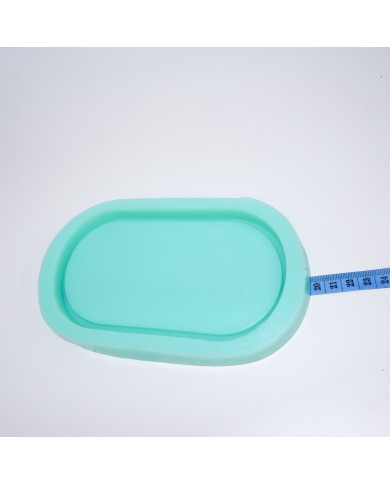 5 Adet Oval Terazzo Tabanlık Beton Saksı Kalıbı 195