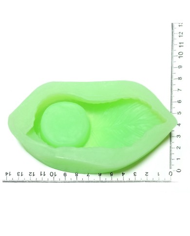 5 Adet Yaprak - Mum ve Beton Kalıp