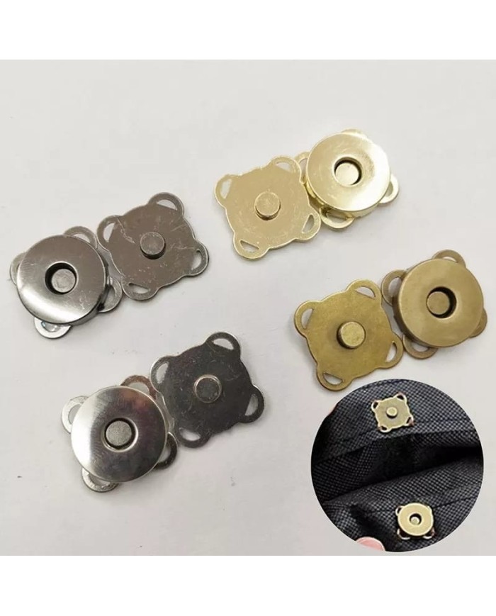 1 Adet - Dikişli Çanta Çıt Çıtları - Nikel