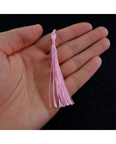 50 adet - İthal Püskül - 8 cm -Pembe