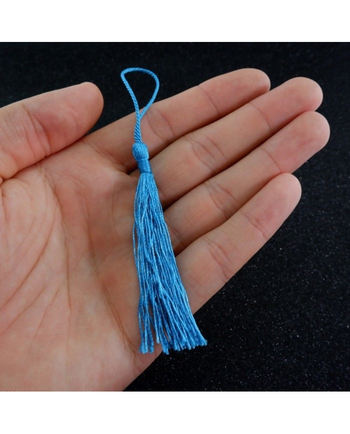 50 ADET - İTHAL PÜSKÜL - 8 CM - MAVİ