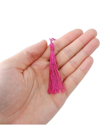 50 ADET - İTHAL PÜSKÜL - 8 CM - FUŞYA