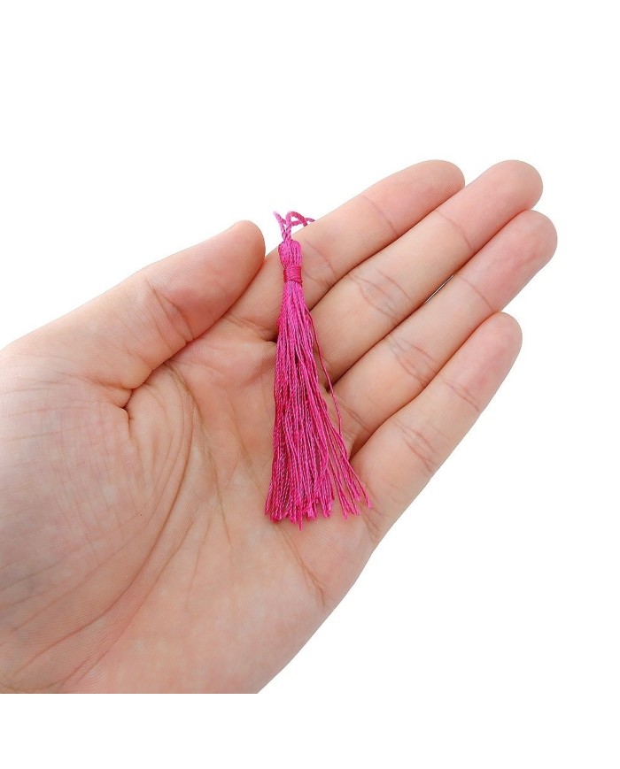 50 ADET - İTHAL PÜSKÜL - 8 CM - FUŞYA